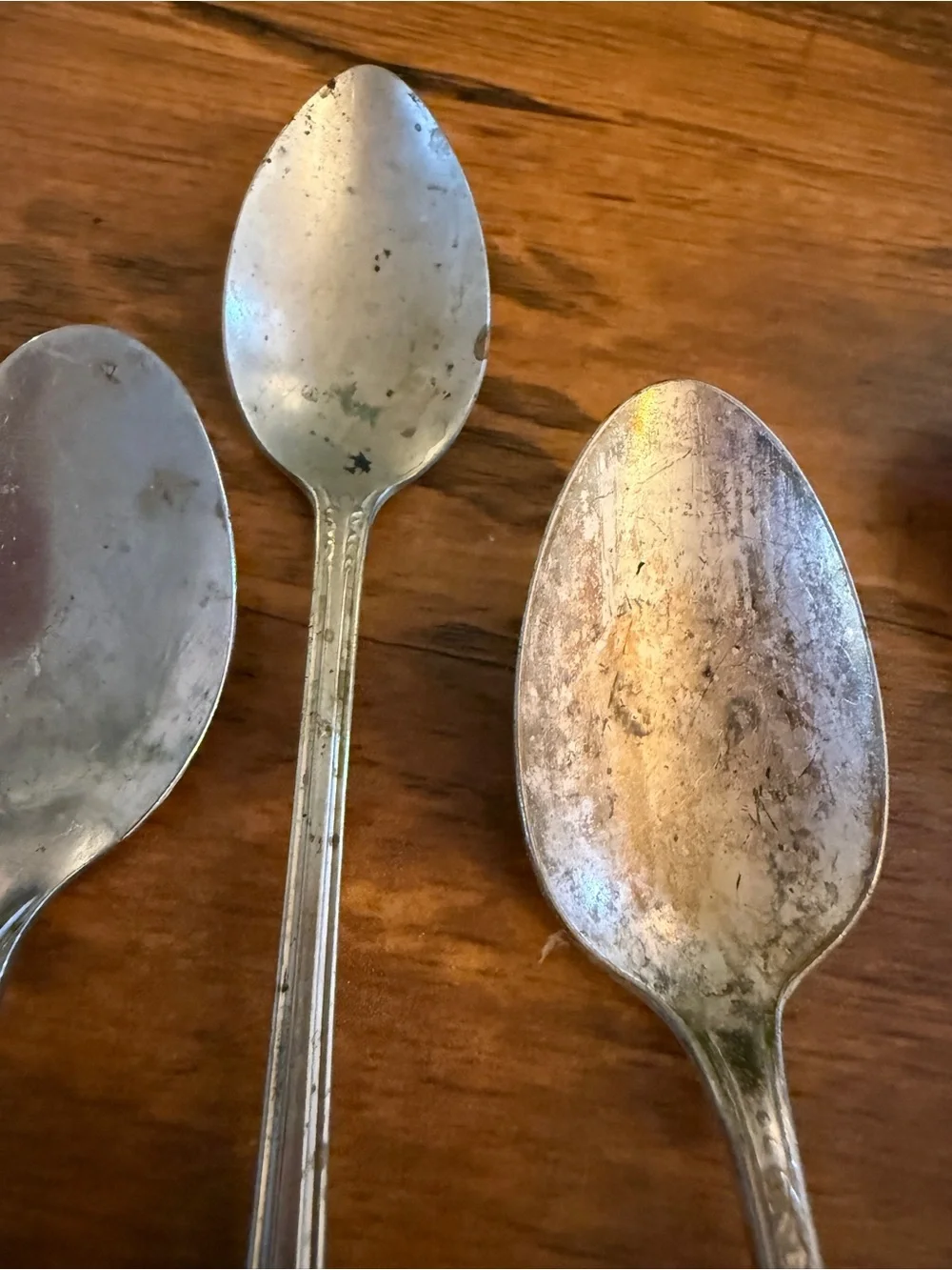 Vintage Mixed-Pattern Stainless Flatware Set in Tarnished Silver